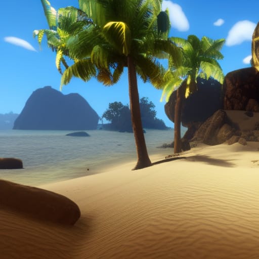 Desert island game bundle concept