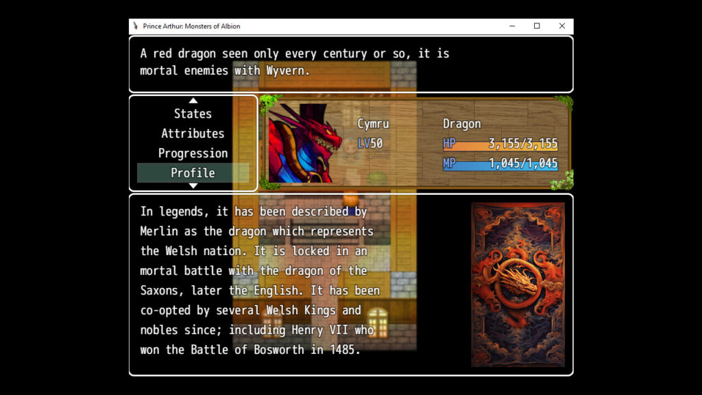 Prince Arthur's Welsh Dragon