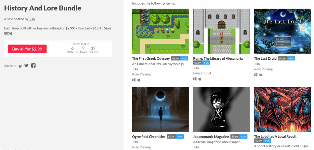 Bundle image from itch